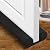 Holikme Twin Door Draft Stopper Weather Stripping Noise Blocker Window Breeze Blocker Adjustable Door Sweeps 34inch Black