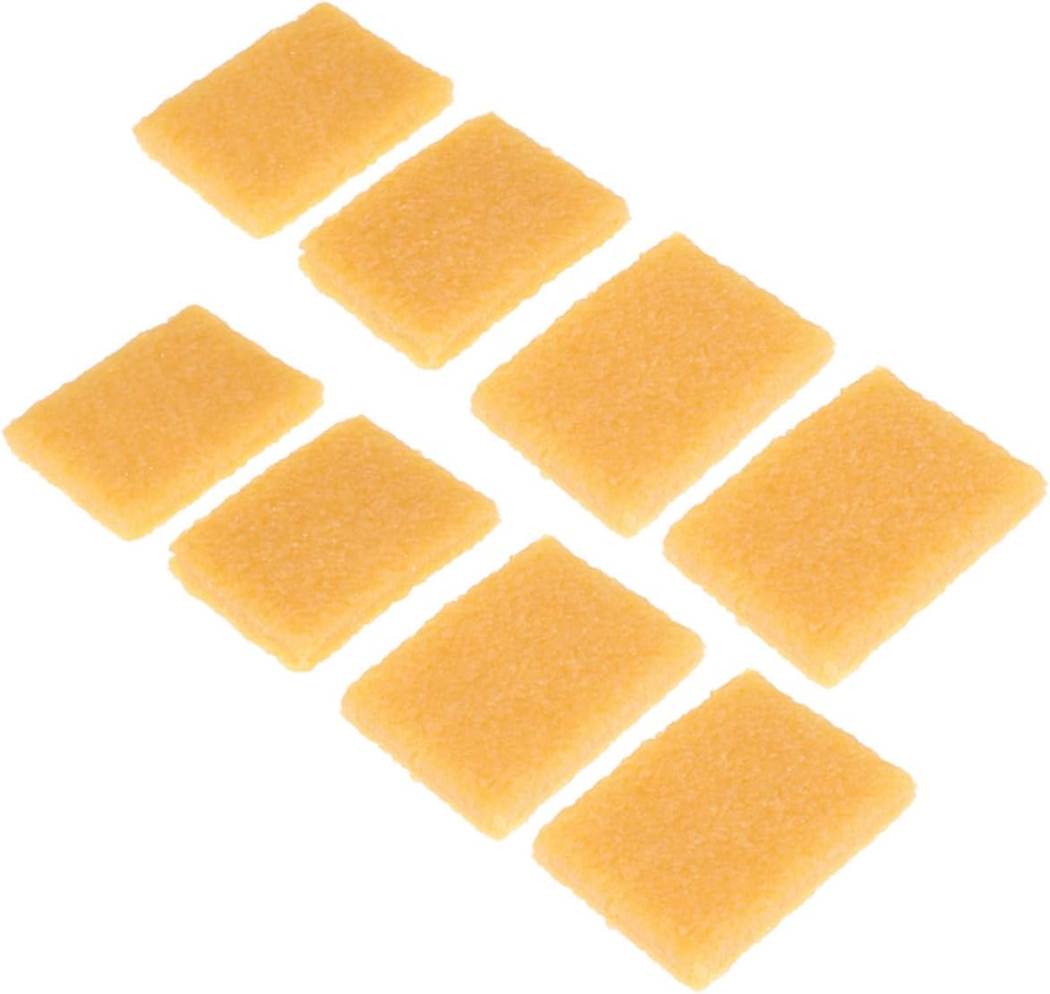 Uonlytech 8Pcs Lightweight Rubber Eraser Masking Fluid Removal Tool for Art Painting Cleaner with Concave Surface for Easy Adhesive Residue Cleaning and Precise Use