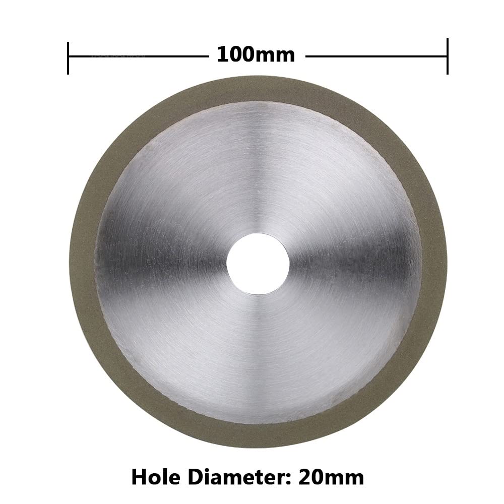 1 szt. Ściernica diamentowa 100/125 mm do obróbki twardych stopów - precyzyjne narzędzie do szlifowania węglików spiekanych i stali(100x20mm)