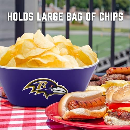 Image of YouTheFan NFL Baltimore Ravens Large Party Bowl