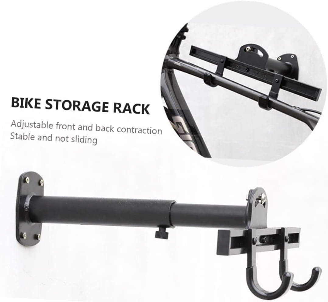 1 Set Bike Wall Mount Rack Space Saving Storage Hanger for Garage Home Fits Bikes Easy to Install with Screws