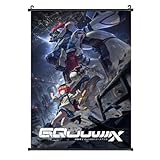 機動戦士ガンダム 掛ける絵 キャラクターアート 布製ポスター インテリア壁掛け おしゃれ装飾画 誕生日プレゼント用 壁飾り 50x70cm 0427gd5n-14