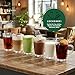 vienberg Vega Teegläser mit Henkel 18er Kombo Set 250/300/400 ml – Robuste Kaffeegläser & Glühweingläser – Spülmaschinenfest & Hitzebeständig - Glastassen für Tee, Kakao & Cappuccino