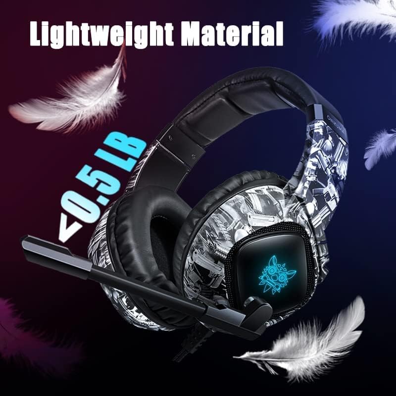 Miniatura 5 de Auriculares para juegos con micrófono PS4 PS5 Xbox auriculares con micrófono cancelación de ruido sonido envolvente para Playstation computadora PC