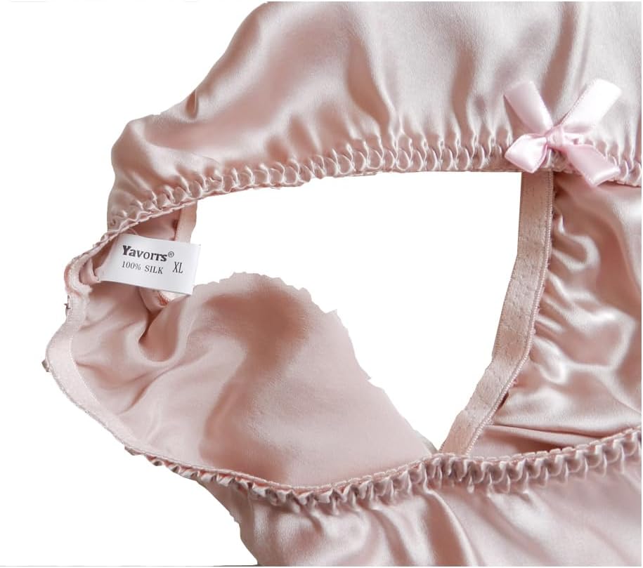Women Pure Mulberry Silk Panties Briefs Soft Underwear - Image 3