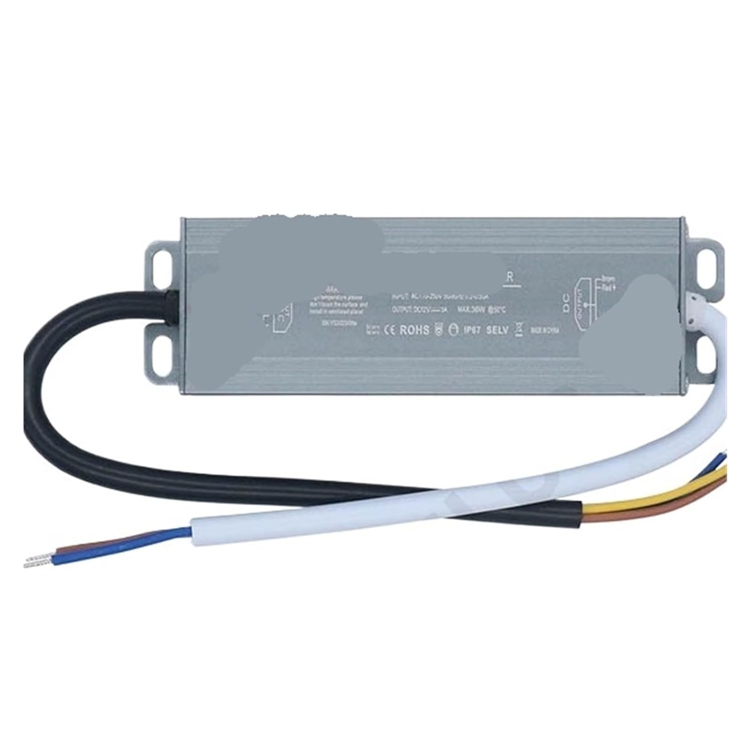 1PCS LED Driver 36W 60W 12V Lighting Transformer(60W DC12V 5A)