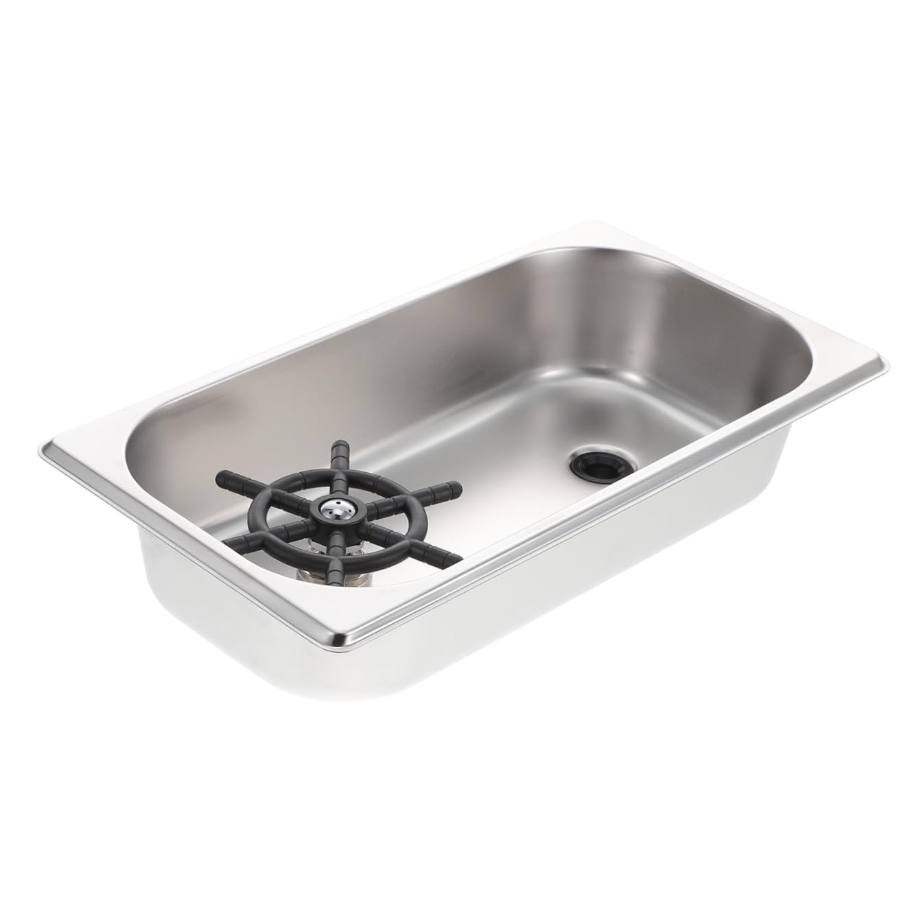 Angoily Scolaborraccia Lavabicchieri Automatico in Acciaio Inox e Silicone, Risciacquo ad Alta Pressione per Bar e Lavello Cucina, Pulizia
