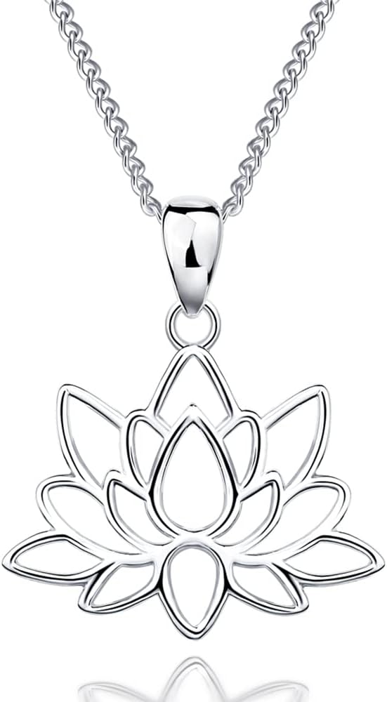 TRENSYGO925 Sterling Silver Cross Dove Hamsa Anchor Italian Horn Sun Moon Star Choker Pendant Necklace Jewelry for Women Mens