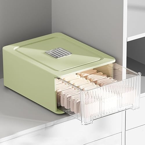 Miaocona Cajón organizador de ropa interior, cajón de almacenamiento de ropa interior de 18 celdas, organizadores de armario apilables y caja de