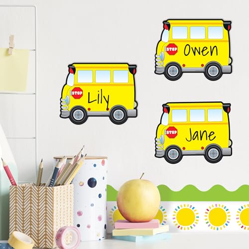 Image of Carson Dellosa - School Bus Colorful Cut-Outs, Classroom Decor, 36 Pieces
