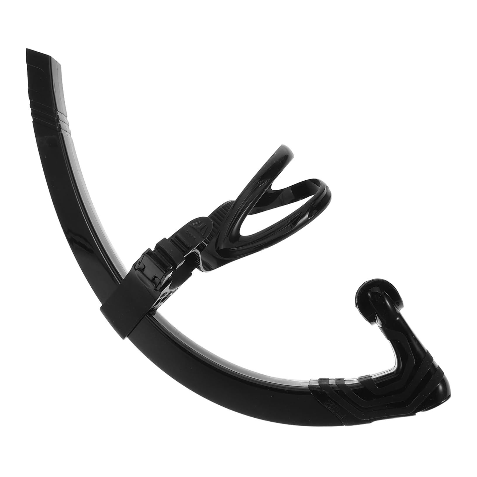 TOYANDONA Snorkel de Natación Tubo Flexible Boquilla de Silicona Diseño Semi-seco para Entrenamiento de Vueltas en Piscina