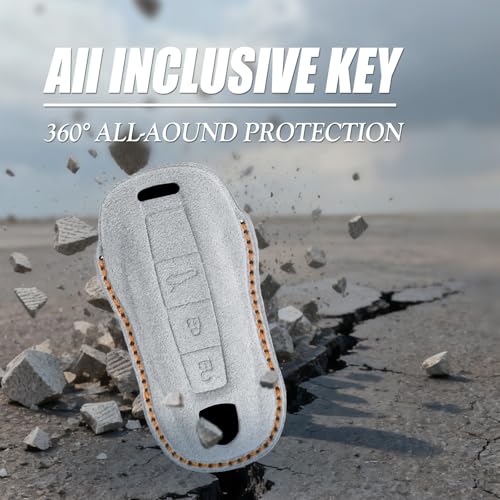 Étui de protection Porsche daim anti-rayures pour clé 911 - 7