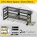 SEENWUUN Power Tool Organizer Wall Mount Heavy Duty 320 lbs, 3 Layers Storage Rack with 9 Drill Holders & Battery Storage, cordless tool organizer for Garage, Workshop & Tool Room