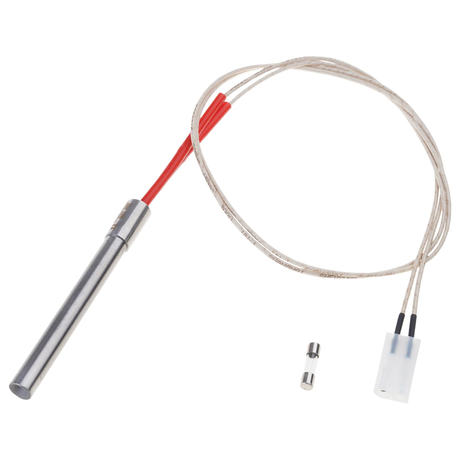 Kalttoy Multicolor Quick Ignitions Heating Tube 20V 80W Stainless Steel Construction For Pellet Grills Smoker Replacement Part Stainless Steel Pellet Grills Heating Tube
