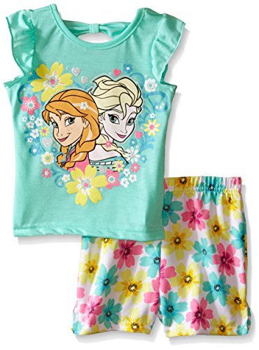 Disney Toddler Girls' Frozen Printed Short Set