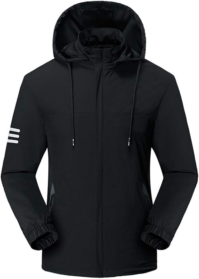 Giacca Uomo Leggera, Impermeabile, Antivento e Traspirante,Felpa Uomo  Leggera con Zip Uomo Softshell Giacche Vento Fodera Escursionismo Campeggio  Giubbini con Cappuccio Sci Alpinista Cappotti : Amazon.it: Abbigliamento