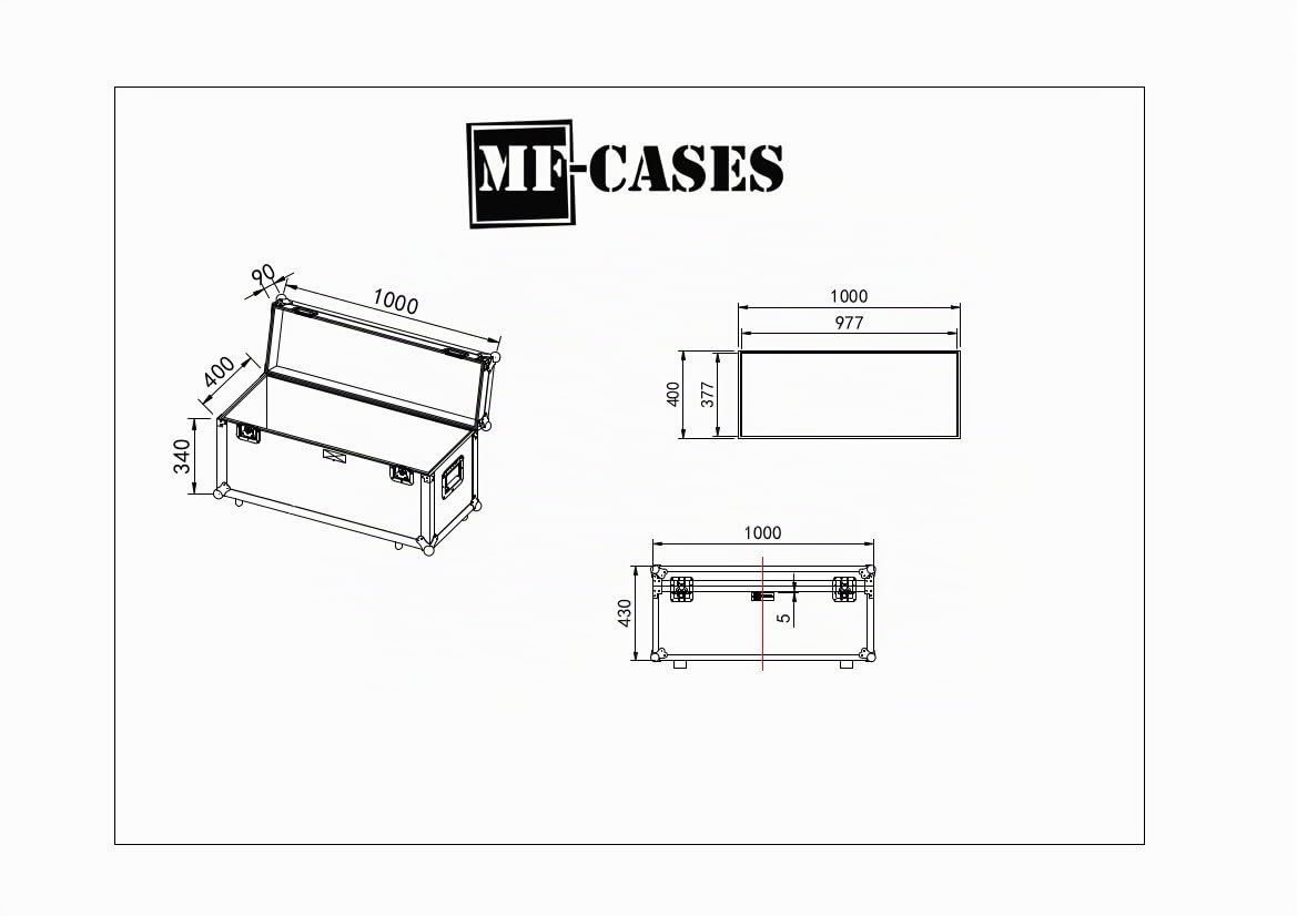 TRANSPORT Case 100 cm x 40 cm