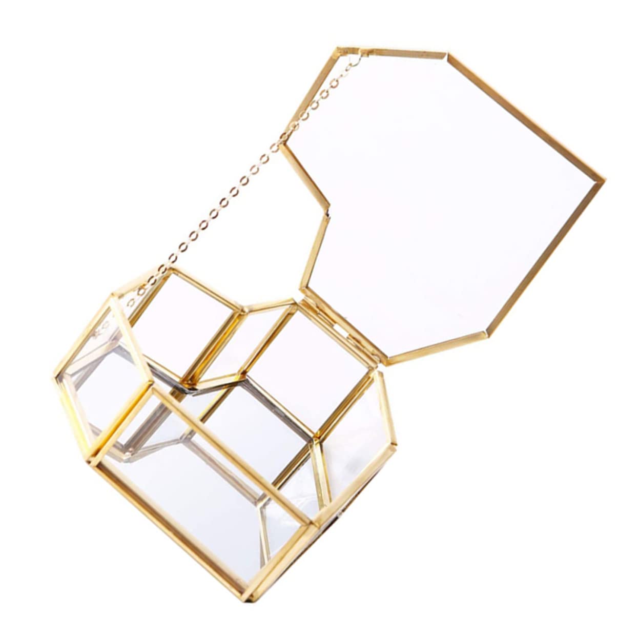 Vitrine à bijoux en verre BESPORTBLE pour sublimer votre coiffeuse