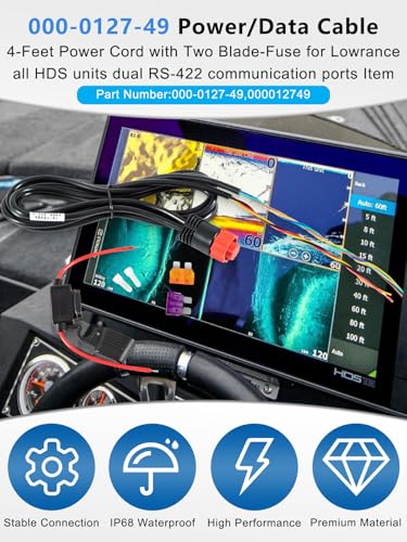 Cable de alimentación PC-30-RS422 para sonar Lowrance HDS y Elite 2