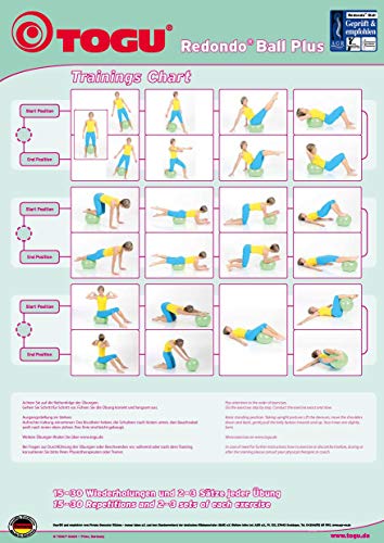Foto von Togu Gymnastikball für Rücken- und Fitnesstraining Redondo Plus 38 cm Actisan