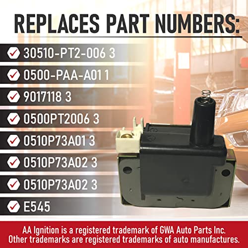 image for AA Ignition Ignition Coil Pack - Replaces 30510-PT2-006, 30500-PAA-A01