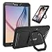 Produktbild Fintie Stoßfeste Hülle für Samsung Galaxy Tab A 10.1 T580N / T585N - [Tuatara Magic Ring] [360-Rotating] Multifunktionale Stand mit Griff Schutzhülle mit eingebauter Displayschutzfolie, Schwarz