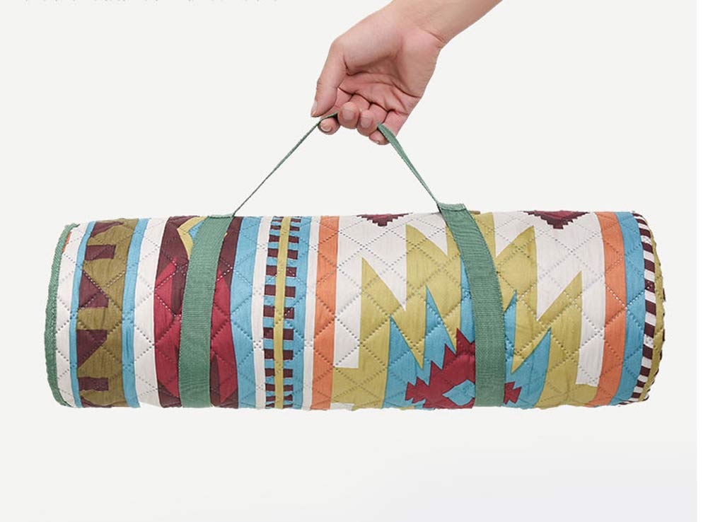Boho koc piknikowy trawa dywan XXXL składany wodoodporny polar mata plażowa przytulna podkładka bardzo duża trwała namiot dywan super miękki dla dzieci na zewnątrz 200 x 200 cm