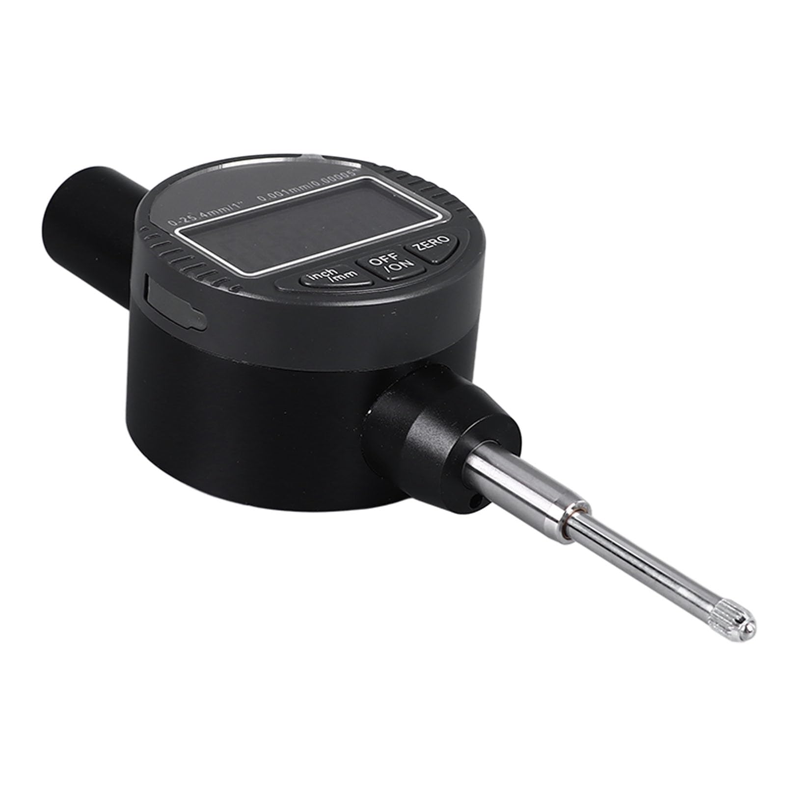Indicador de dial digital Indicador de prueba de sonda de rango de resolución de 0,001 mm 0,25,4 mm para maquinaria Medición de laboratorio industrial Aleación de aluminio