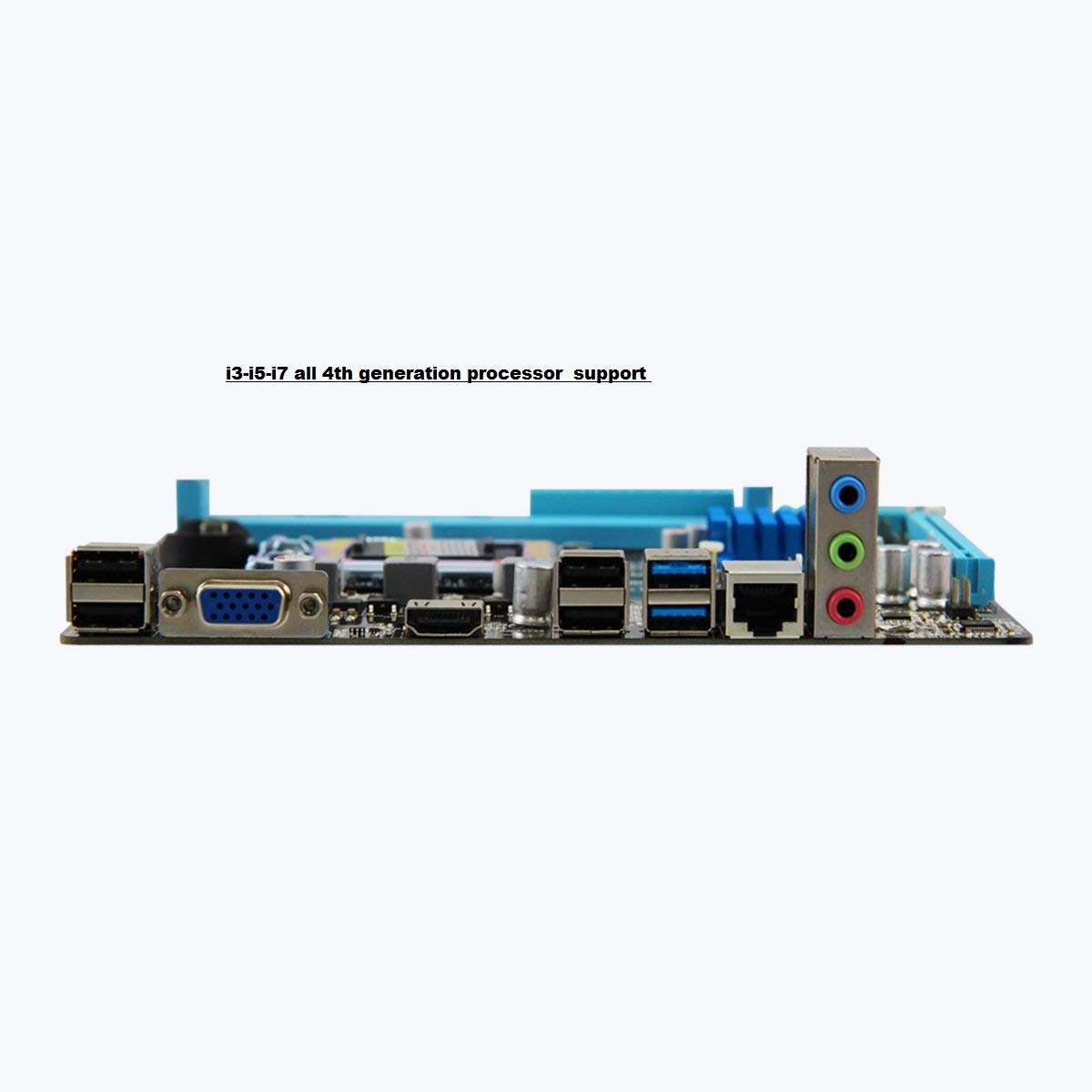 ZEBRONICS H81 Motherboard rear I/O ports
