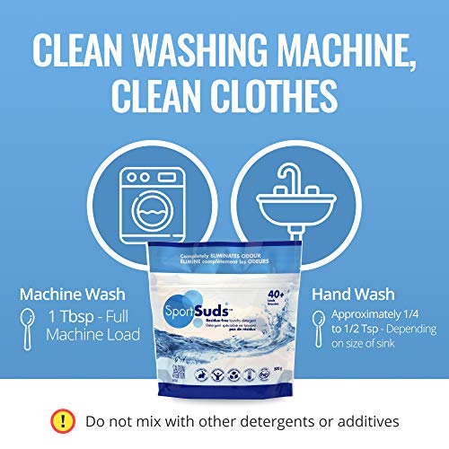 Sport Laundry Detergent, Odor Eliminator Technology, Laundry Soap For Workout Clothes And Everyday Use - Sport Suds 500Grams #TOP4