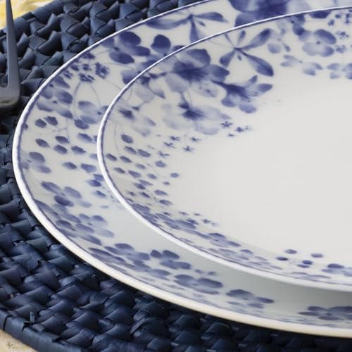 Noritake Bloomington Road Blue 12-Piece Dinnerware Set, Service for 4 by Noritake - Used condition - Image 4