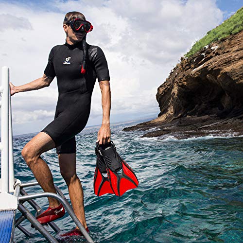 Seavenger Zephyr 3Mm Neoprene Socks | Wetsuit Booties For Scuba Diving, Snorkeling, Swimming (Red, X-Small) #TOP4