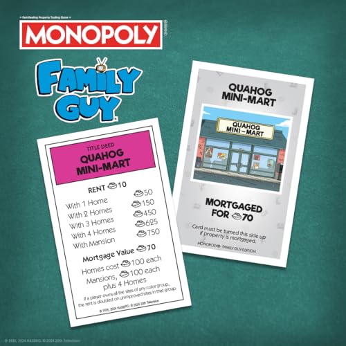 Monopoly: Family Guy Juego de Mesa Edición Familiar miniatura 7