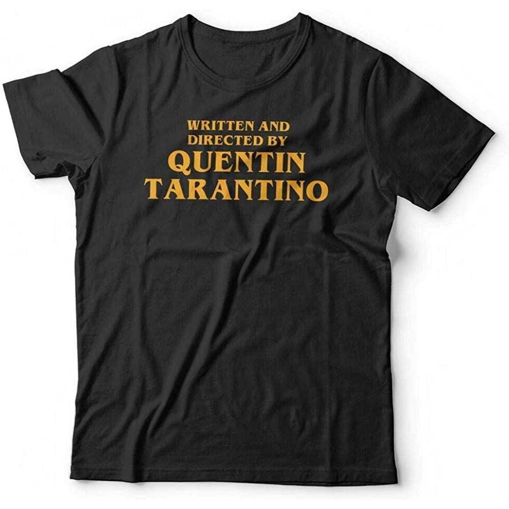 Written and Directed by Quentin Tarantino T-Shirt Unisex Movies Top Shirt Black