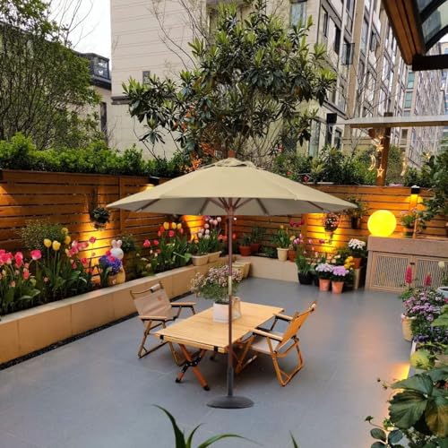 Sombrilla de repuesto de 2,7 m para terraza con protección UV e impermeable 7