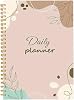 Motivational Notebook 2pcs Daily Planner Notebook Undated To Do List Task with Priorities Mood Tracker Notes Suitable for Office Home and School