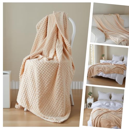 Couverture en microfibre douce pour vos soirées cocooning dans le salon