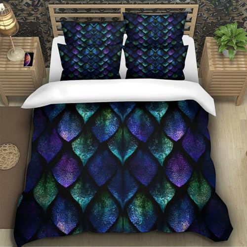 Housse de couette King en microfibre super douce avec impression 3D