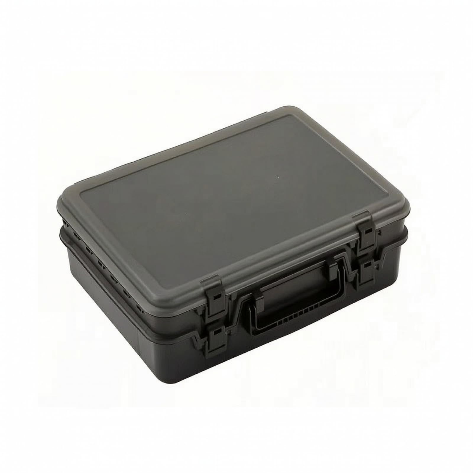 Scatola da Pesca a Doppio Strato, Nero | Portatile, Robusto, Contenitore a Doppio Strato, per