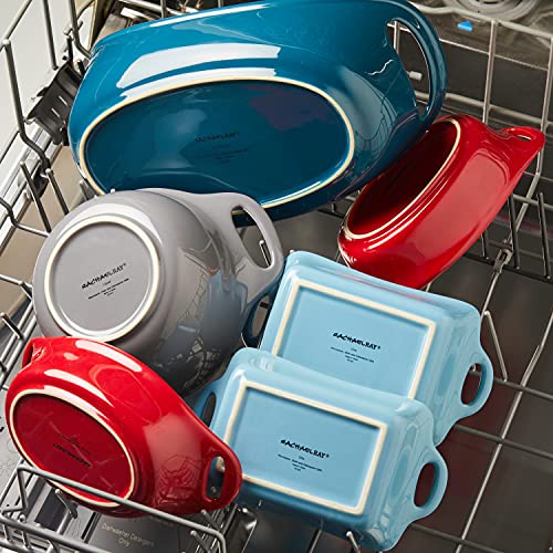 Bandeja para huevos de cerámica con acabado Solid Glaze de 12 tazas Rachael Ray 8