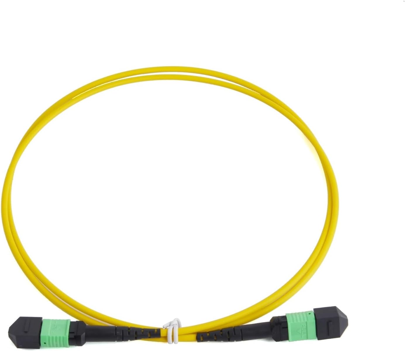 40G MPO MTP Fiber Patch Wire Single Mode 8Cores UPC Female to Female Type A/B/C Sequence 1/3/5/10/15/20M Optical Cable(10Meters)