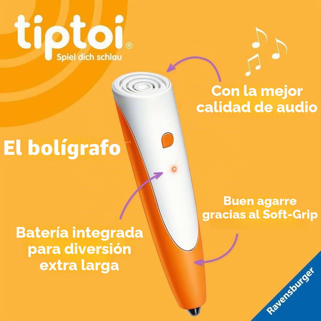 Set de iniciación Ravensburger Tiptoi 00112: bolígrafo y Libro ilustrado Busca y descubre My World: Juegos educativos para niños a Partir de 2 años, Juguetes a Partir de 2 años