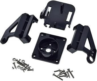 2 Pack Pan Tilt Camera Servo Horns Mount Bracket Platform Anti-Vibration Head Stand for Aircraft 2 Axis FPV Plane PTZ Aerial Photography 9G SG90 ESP32-CAM Drone Arduino Raspberry
