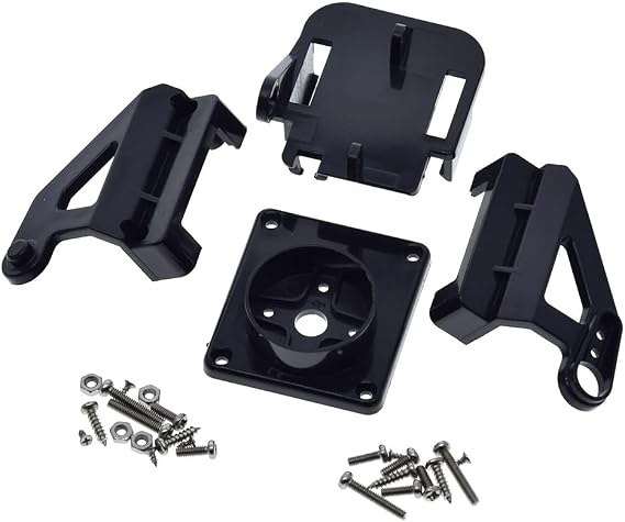 2 Pack Pan Tilt Camera Servo Horns Mount Bracket Platform Anti-Vibration Head Stand for Aircraft 2 Axis FPV Plane PTZ Aerial Photography 9G SG90 ESP32-CAM Drone Arduino Raspberry