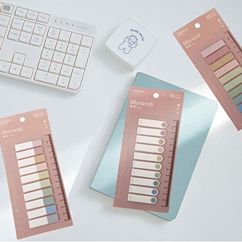 STOBOK 3 Conjuntos de Bandeiras Guias Marcadores de Página Guias de Página de Índice Adesivo Colorid