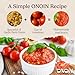 ONOIN Chopped Onions in 100% Olive Oil - Seed Oil Free & Ready-to-Use Flavor Base & Topping | Garlic & Herb Seasoning, 9 oz (Pack of 1) In Glass Jar | Fresh Marinated Onions & All Natural Cooking Base for Sauces, Soups, & Recipes