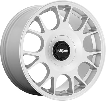 Rotiform TUF-R Custom Wheel - 18x8.5, 45 Offset, 5x120.65 Bolt Pattern, 72.56mm Hub - Silver Rim