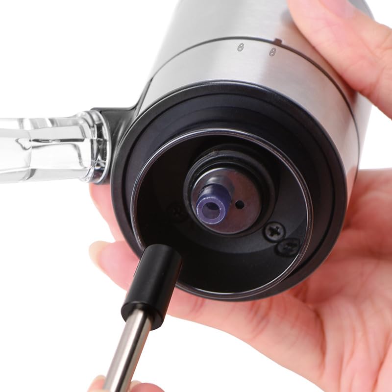 Aérateur de vin électrique – Distributeur automatique de vin pompe avec tube rétractable pour oxydation instantanée et décantation en une seule touche