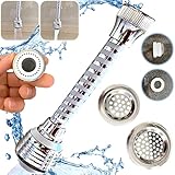 Aireador Grifo Cocina Universal. Giratorio 360º, 2 Modos De Chorro Y Ahorro De Agua. Adaptador Grifo Lavabo, Fregadero. Incluye 2 Rejillas Para Fregadero. Accesorios Hogar Y Cocina, Accesorios Camper