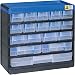 Produktbild Allit 464610 Kleinteilmagazin (B x H x T) 300 x 285 x 135mm Schwarz, Blau 1St.